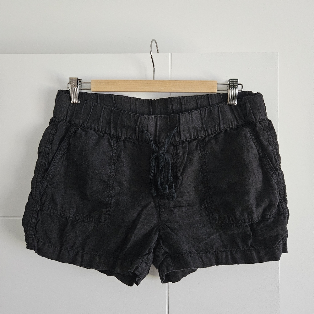 ✨️💲⬇️ Caslon S 100% linen shorts ⚫️ Small Resort Vacation Lounge